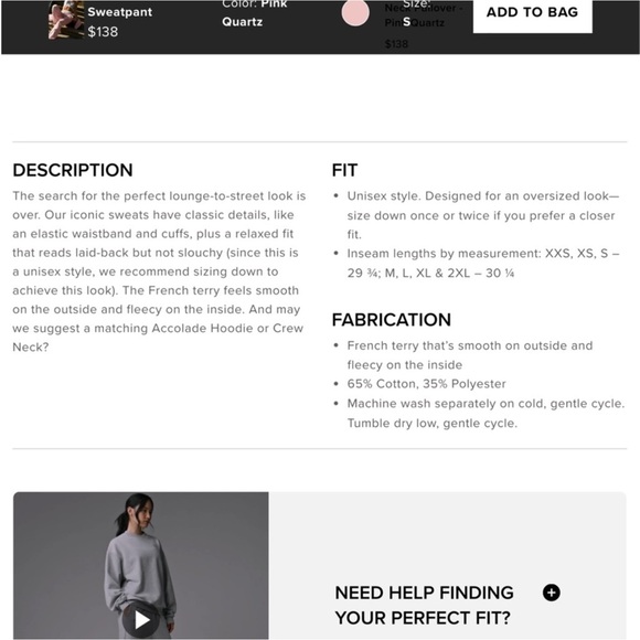 ALO accolade sweatpants (FINALPRICEDROP ) - Picture 3 of 8